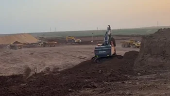 תיעוד: עבודות תשתית להקמת העיר החרדית בדרום - בשבת