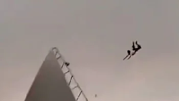 לראות ולא להאמין: האיש שהתעופף לגובה של 12 מטרים - ונחת בחיים