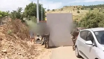 כך נראה איום הרחפנים: צוות חדשות 13 תיעד שיגור בצפון