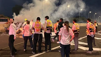 הרוג בפיצוץ רכב בכביש החוף, סמוך לאור עקיבא; הנסיבות נבדקות