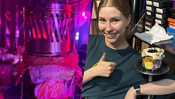 צעירה קיבלה שלוש שנות מאסר על נרגילה בצורת עוגה