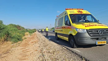 חשד לפגע וברח: הולך רגל נהרג בתאונה בדרום, נהג משאית נעצר