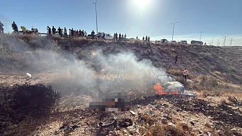 שני הרוגים ברכב שעלה באש בנגב; הנסיבות נבדקות
