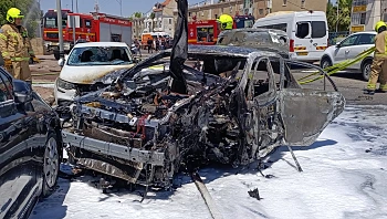 חשד לחיסול: גבר נהרג בפיצוץ רכב בקריית גת