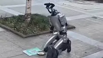 מי שלח אותם? רובוטים יצאו לרחוב לקבץ נדבות - וביקשו עזרה בתשלום החשמל