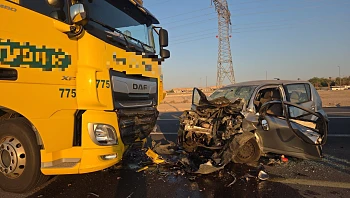 הקטל בדרכים: נהג בן 25 נהרג בערבה, בת 5 נפצעה קשה ליד קריית גת