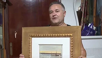 לקח ציור מהרחוב - ולא ידע שמצא יצירת מופת בשווי חצי מיליון ש"ח