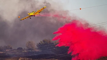 שריפת הענק בשומרון: שני פלסטינים נעצרו בחשד להצתה
