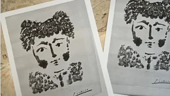 מצא אוצר על הקיר: יצירת פיקאסו גנובה התגלתה במקרה