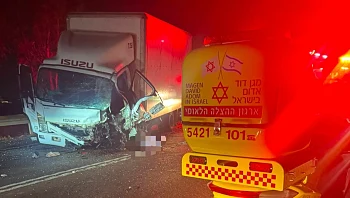 הקטל בכבישים: הרוג ופצוע קשה בהתנגשות רכב ומשאית ליד עפולה