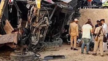 תאונה קטלנית בסיני: 16 הרוגים בהתהפכות אוטובוס באזור נואיבה