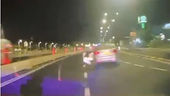 דרמה בראשל"צ: חשוד ניסה להימלט, שוטרת נגררה על רכבו ונפלה לכביש