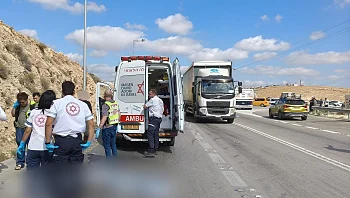 רוכב אופנוע כבן 60 נהרג בתאונה ליד נוקדים שבהרי יהודה