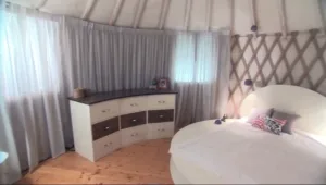 עיצוב חדר שינה עגול