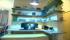 עיצוב פינת מחשב לארבעה ילדים