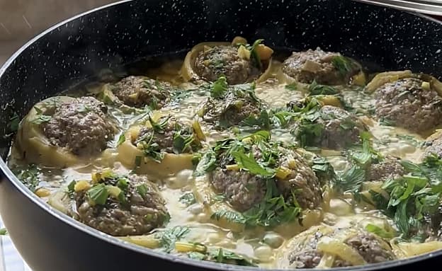 סיר של שפע: תחתיות ארטישוק ממולאות בשר ברוטב לימוני עשיר | רשת 13