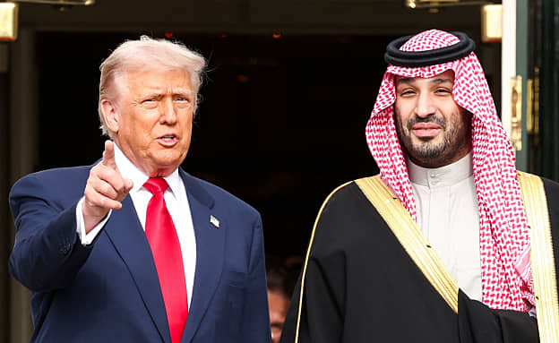 ישיר מהבית הלבן: החלה פסגת טראמפ ובן סלמאן | חדשות 13