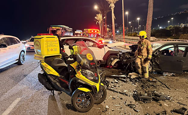 תוך דקות: בן 60 נהרג ו-4 נפצעו קשה בתאונות בכניסה לחיפה ובת”א | חדשות 13
