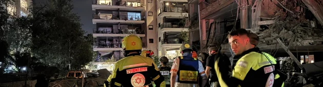 עשרות טילים שוגרו מאיראן: אישה נהרגה, גבר נפצע קשה