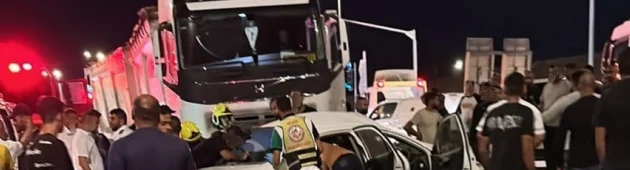 תאונה קטלנית בנגב: גבר בן 35 נהרג, פעוט נפצע קשה