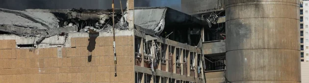 אחרי 9 חודשים: נהרס המבנה בסורוקה שנפגע מטיל איראני