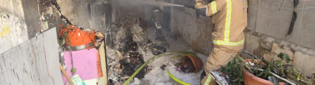 גבר נספה בשריפה בקריית מלאכי, בן 12 נפגע אנושות בשריפה בפ"ת