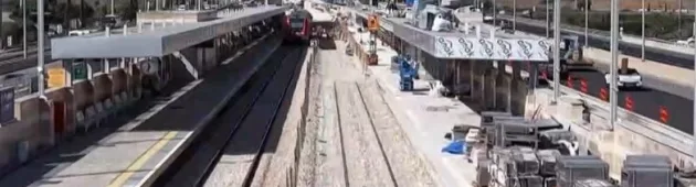 הדרך לירושלים מתקצרת: הצצה ראשונה לגשר הרכבת מעל כביש 1