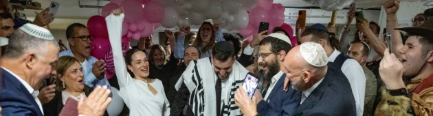 אהבה במקלט: הזוג שהחליט להתחתן 4 קומות מתחת לאדמה