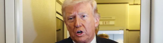 טראמפ: יכולים להכות חזק יותר; סיום הלחימה? לא אגיב על זה