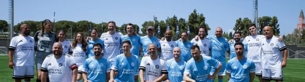 משחק הראווה המרגש של שורדי השבי עם כוכבי עבר מנבחרת ישראל