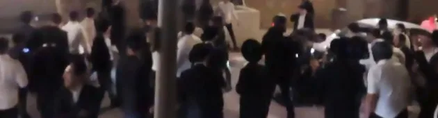במטרה למנוע מעצר עריק: חרדים ניסו לפרוץ לתחנת משטרה בירושלים
