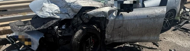 גבר כבן 40 נהרג בתאונת דרכים בכביש 5 ליד מחלף קסם