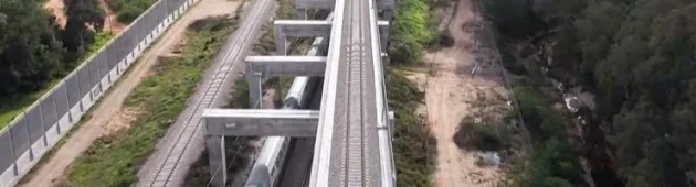 "כביש 6 של הרכבת": המסילה המזרחית החדשה נפתחה לתנועה