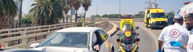 תאונת דרכים באשדוד: אישה בהיריון נהרגה ועברה לידת חירום, התינוקת במצב קשה