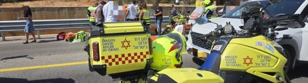 רוכב אופנוע נהרג בתאונה בכביש 471, סמוך למחלף אונו