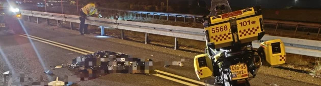 הקטל בדרכים: רוכב אופנוע בן 48 נהרג בתאונה בכביש 7 ליד גדרה