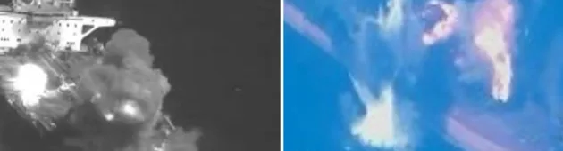 ארה"ב השמידה 3 מכליות איראניות: "תקפה בטילים ספינות אמריקניות"
