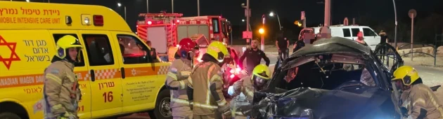 חשד לחיסול בכביש 4: גבר כבן 40 נהרג מפיצוץ רכב ליד אור עקיבא