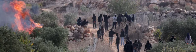 עשרות מתנחלים תקפו מוסקי זיתים בכפר סמוך לרמאללה; צלמת הוושינגטון פוסט הותקפה: "בעטו בי על הקרקע במשך עשר דקות"