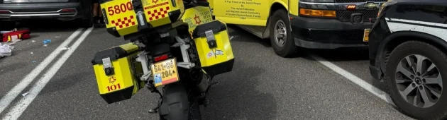 רוכב אופנוע נהרג בהרצליה, נהג איבד הכרה בזמן נסיעה ומת בבת ים