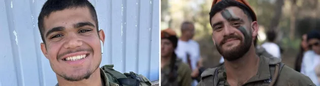 סמ"ר רון יונתן רויטמן וסמל יובל שי סוילם נפלו בפיגוע ליד חברון