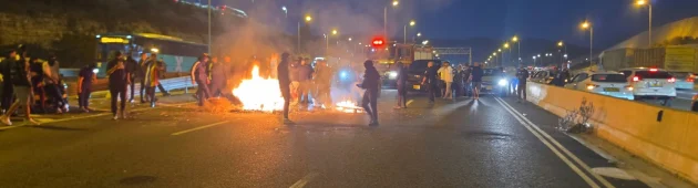מחאת פתע בצפון: עשרות דרוזים הפגינו בכביש 6 על תקיפה גזענית