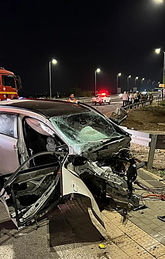 תאונה קטלנית ליד חיפה: צעיר נהרג ו-5 נפצעו בכביש 70
