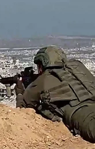 "תושבי העוטף כבר לא בני ערובה": עם הלוחמים, בלב ג'באליה