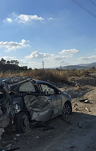 ילד כבן 10 נהרג בתאונה בין רכב לאוטובוס בשומרון, אישה נפצעה