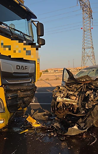 הקטל בדרכים: נהג בן 25 נהרג בערבה, בת 5 נפצעה קשה ליד קריית גת