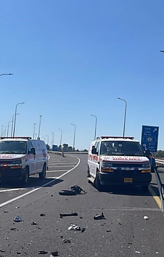 רוכבת אופנוע בת 25 נהרגה מפגיעת רכב סמוך לקריית גת