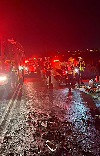 הקטל בדרכים: שני הרוגים בתאונה בגלבוע, גבר ואישה נפצעו קשה