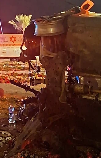 בן 17 נפצע קשה מהתהפכות רכב באשקלון, נער נוסף במצב בינוני