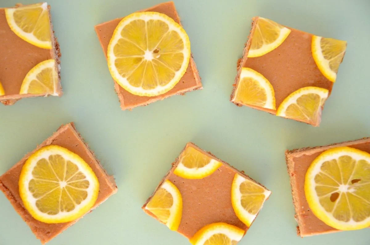 עוגת קרמל ולימון